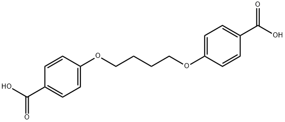 4,4’-Butanediyldioxydibenzoic acid Structure