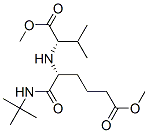 Hexanoic acid, 6-[(1,1-dimethylethyl)amino]-5-[[(1S)-1-(methoxycarbonyl)-2-methylpropyl]amino]-6-oxo-, methyl ester, (5R)- (9CI),374936-70-6,结构式