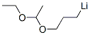 [3-(1-ethoxyethoxy)propyl]lithium Struktur