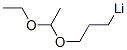 [3-(1-ethoxyethoxy)propyl]lithium 结构式