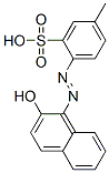 2-[(2-hydroxy-1-naphthyl)azo]-5-methylbenzenesulphonic acid 结构式