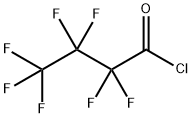 Heptafluorobutyryl chloride Struktur