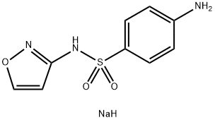 4-Amino-N-(isoxazol-3-yl)-N-sodiobenzenesulfonamide Structure