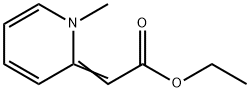 [1-Methylpyridin-2(1H)-ylidene]acetic acid ethyl ester Structure