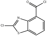 2-Chloro-benzothiazole-4-carbonyl chloride Structure