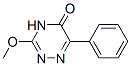 3-Methoxy-6-phenyl-1,2,4-triazin-5(4H)-one Struktur