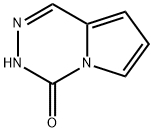 ピロロ[1,2-d][1,2,4]トリアジン-4(3H)-オン 化学構造式