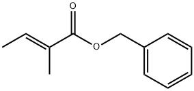 (E)-2-甲基-2-丁烯酸苯甲酯, 37526-88-8, 结构式