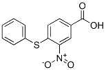 3-硝基-4-(苯硫基)苯甲酸 结构式