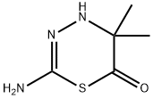 6H-1,3,4-Thiadiazin-6-one, 2-amino-4,5-dihydro-5,5-dimethyl- (9CI) 结构式