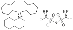 甲基三正辛铵合双(三氟甲烷磺酰)亚胺,375395-33-8,结构式