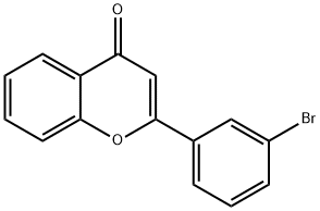 3′-ブロモフラボン 化学構造式