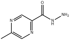 5-甲基吡嗪-2-碳酰肼 结构式