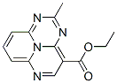 2-Methyl-1,3,6,9b-tetraazaphenalene-4-carboxylic acid ethyl ester Structure