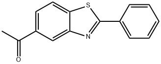5-アセチル-2-フェニルベンゾチアゾール 化学構造式