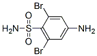 2,6-Dibromo-4-aminobenzenesulfonamide Structure