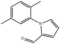 1-(2,5-二甲基苯基)-1H-吡咯-2-甲醛,37560-48-8,结构式