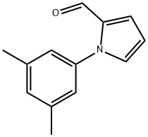 1-(3,5-ジメチルフェニル)-1H-ピロール-2-カルブアルデヒド 化学構造式