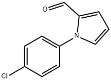 1-(4-氯苯基)-1H-吡咯-2-甲醛 结构式