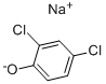 sodium 2,4-dichlorophenolate 结构式