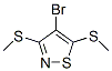 4-Bromo-3,5-bis(methylthio)isothiazole 结构式