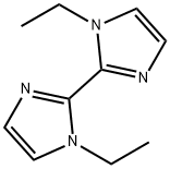 2,2′-ビ(1-エチル-1H-イミダゾール) 化学構造式