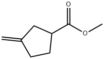 Cyclopentanecarboxylic acid, 3-methylene-, methyl ester (9CI) 结构式