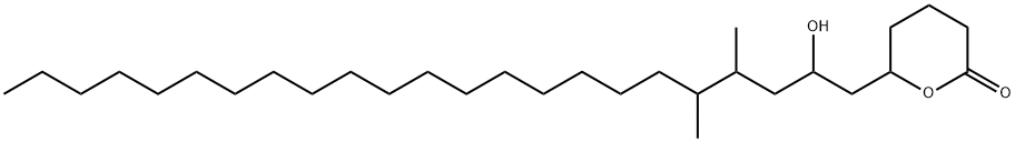 Tetrahydro-6-(2-hydroxy-4,5-dimethyltricosyl)-2H-pyran-2-one|