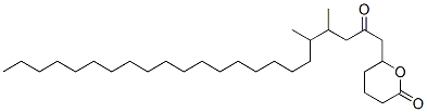 Tetrahydro-6-(4,5-dimethyl-2-oxotricosyl)-2H-pyran-2-one,37577-44-9,结构式