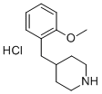4-(2-METHOXY-BENZYL)-PIPERIDINE HYDROCHLORIDE Structure