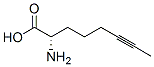 6-Octynoicacid,2-amino-,(2S)-(9CI) Structure