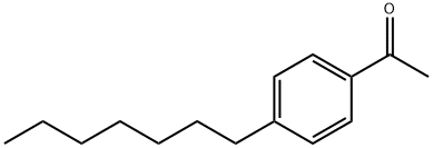 4'-N-HEPTYLACETOPHENONE Structure