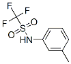 Methanesulfonamide,  1,1,1-trifluoro-N-(3-methylphenyl)- Structure