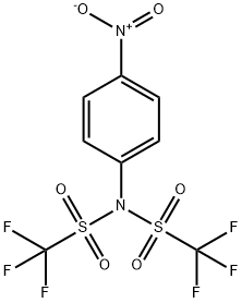 1,1,1-trifluoro-N-(4-nitrophenyl)-N-[(trifluoromethyl)sulfonyl]methanesulfonamide 结构式