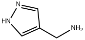 (1H-ピラゾール-4-イル)メタンアミン 化学構造式
