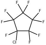 1-Chloro-1,2,2,3,3,4,4,5,5-nonafluorocyclopentane 结构式