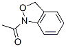 2,1-Benzisoxazole, 1-acetyl-1,3-dihydro- (9CI) Struktur