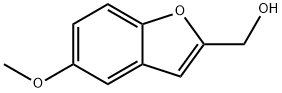 5-メトキシベンゾフラン-2-メタノール 化学構造式
