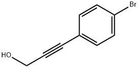 3-(4-溴苯基)-2-丙炔-1-醇,37614-58-7,结构式