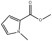 1-メチル-2-ピロールカルボン酸メチル 化学構造式