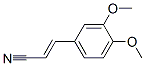 (E)-3-(3,4-dimethoxyphenyl)acrylonitrile,37629-85-9,结构式