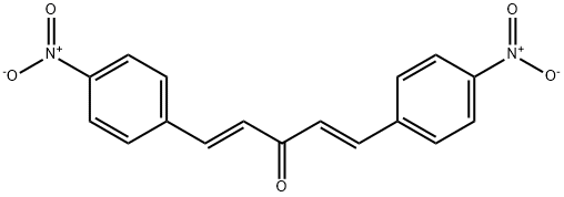 1,4-Pentadien-3-one, 1,5-bis(4-nitrophenyl)-, (E,E)- 结构式