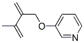 Pyridine, 3-[(3-methyl-2-methylene-3-butenyl)oxy]- (9CI) 结构式