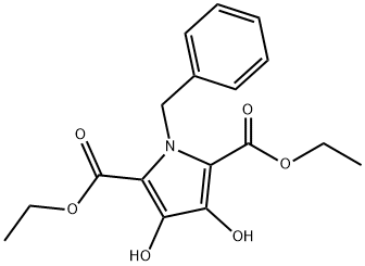 DIETHYL 1-BENZYL-3 4-DIHYDROXY-1H-PYRRO& Struktur