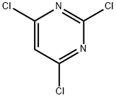 2,4,6-三氯嘧啶,3764-01-0,结构式