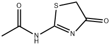 N-(4-oxo-4,5-dihydrothiazol-2-yl)acetamide 结构式