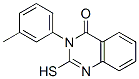 2-巯基-3-(间甲苯基)喹唑啉-4(3H)-酮 结构式