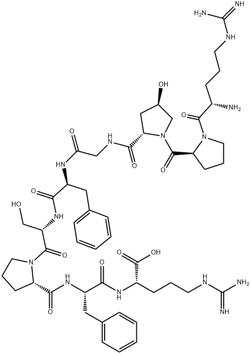 (HYP3)-BRADYKININ,37642-65-2,结构式