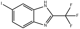 1H-BENZIMIDAZOLE, 5-IODO-2-(TRIFLUOROMETHYL)-,3765-86-4,结构式