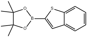ベンゾ(B)チオフェン-2-ボロン酸ピナコールエステル 化学構造式